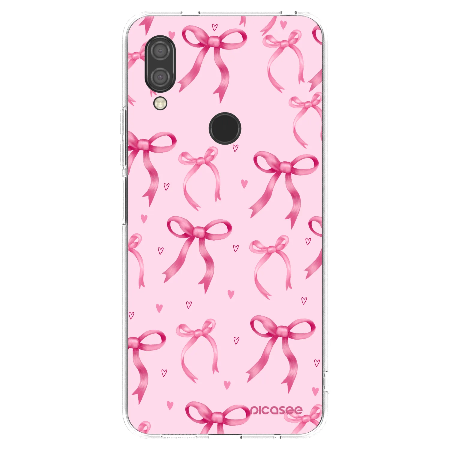 Picasee silikonski prozorni ovitek za Xiaomi Redmi 7 - Bow Aesthetic