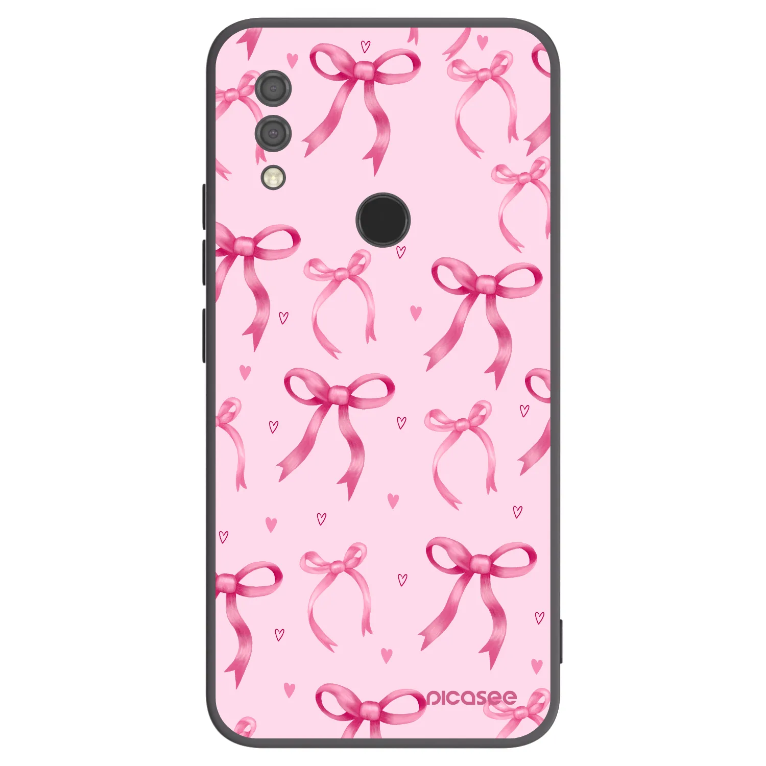 Picasee silikonski črni ovitek za Xiaomi Redmi 7 - Bow Aesthetic