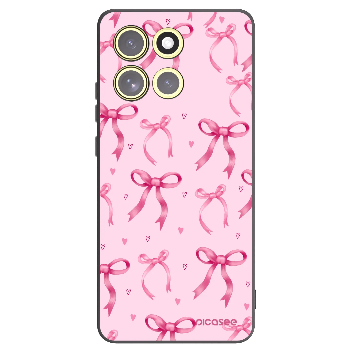 Picasee silikonski črni ovitek za Motorola Moto G86 5G - Bow Aesthetic