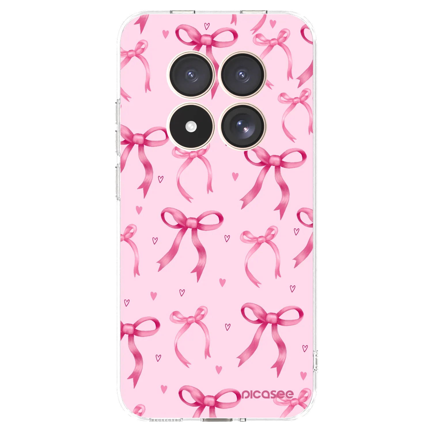 Picasee silikonski prozorni ovitek za Xiaomi Redmi Note 15 Pro 4G - Bow Aesthetic