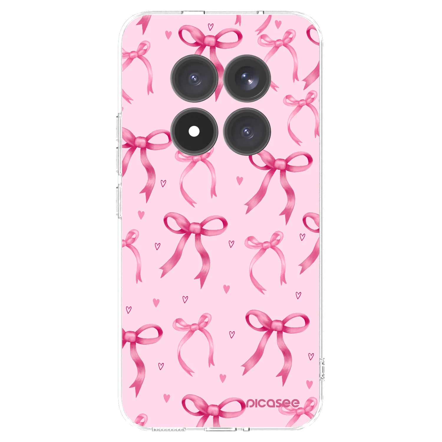 Picasee silikonski prozorni ovitek za Xiaomi Redmi Note 15 Pro+ - Bow Aesthetic