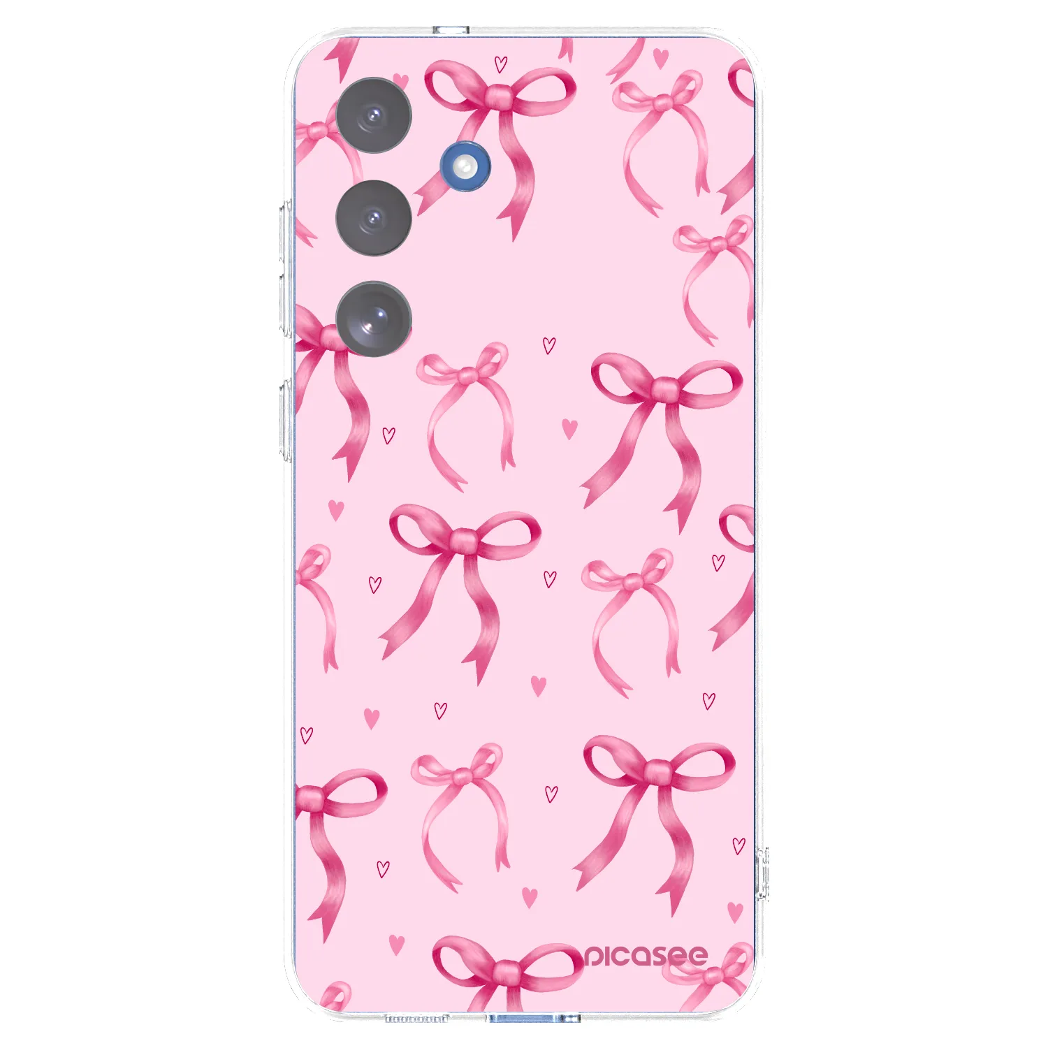 Picasee silikonski prozorni ovitek za Samsung Galaxy S25 FE 5G - Bow Aesthetic