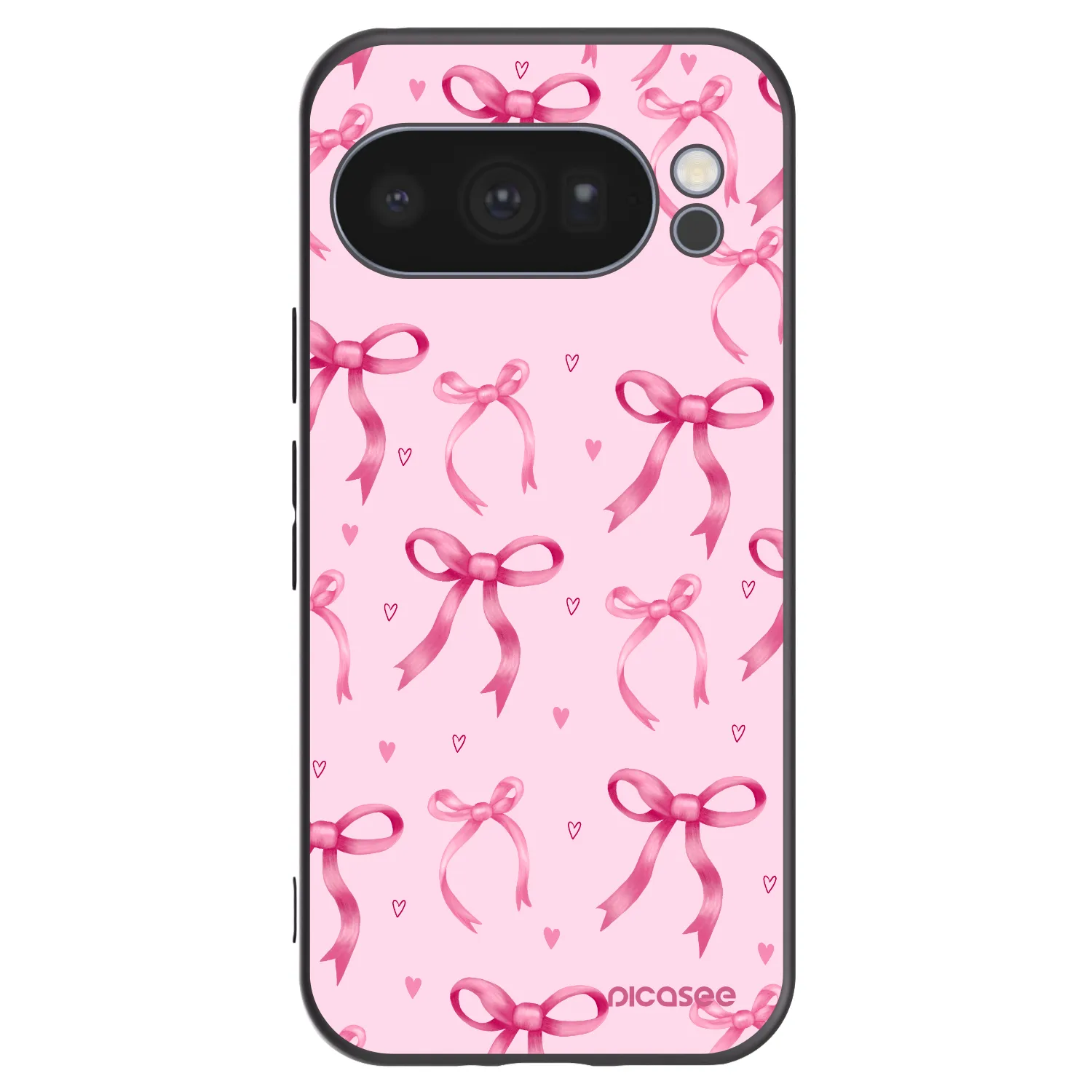 Picasee silikonski črni ovitek za Google Pixel 10 Pro - Bow Aesthetic
