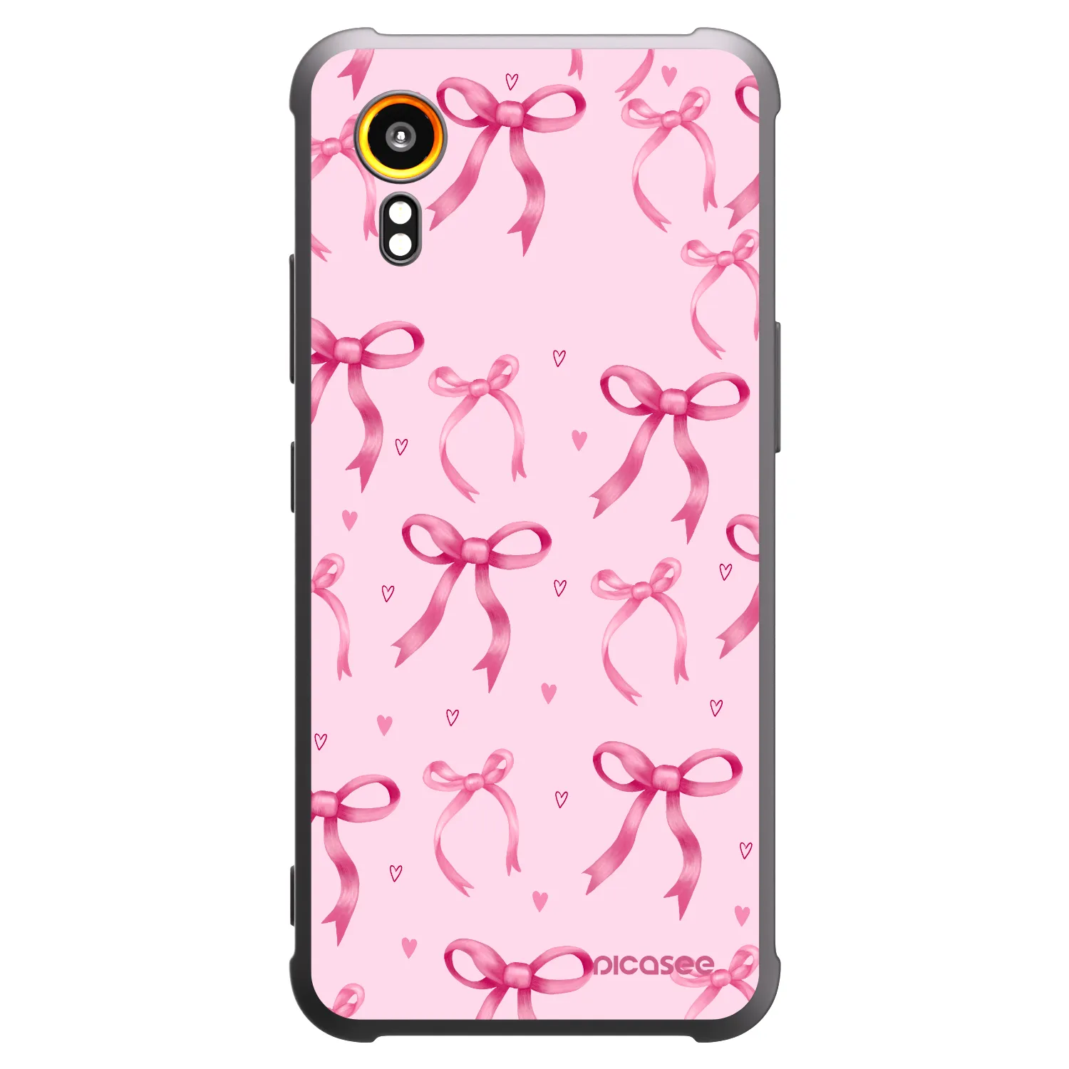 Picasee silikonski črni ovitek za Samsung Galaxy Xcover 7 - Bow Aesthetic