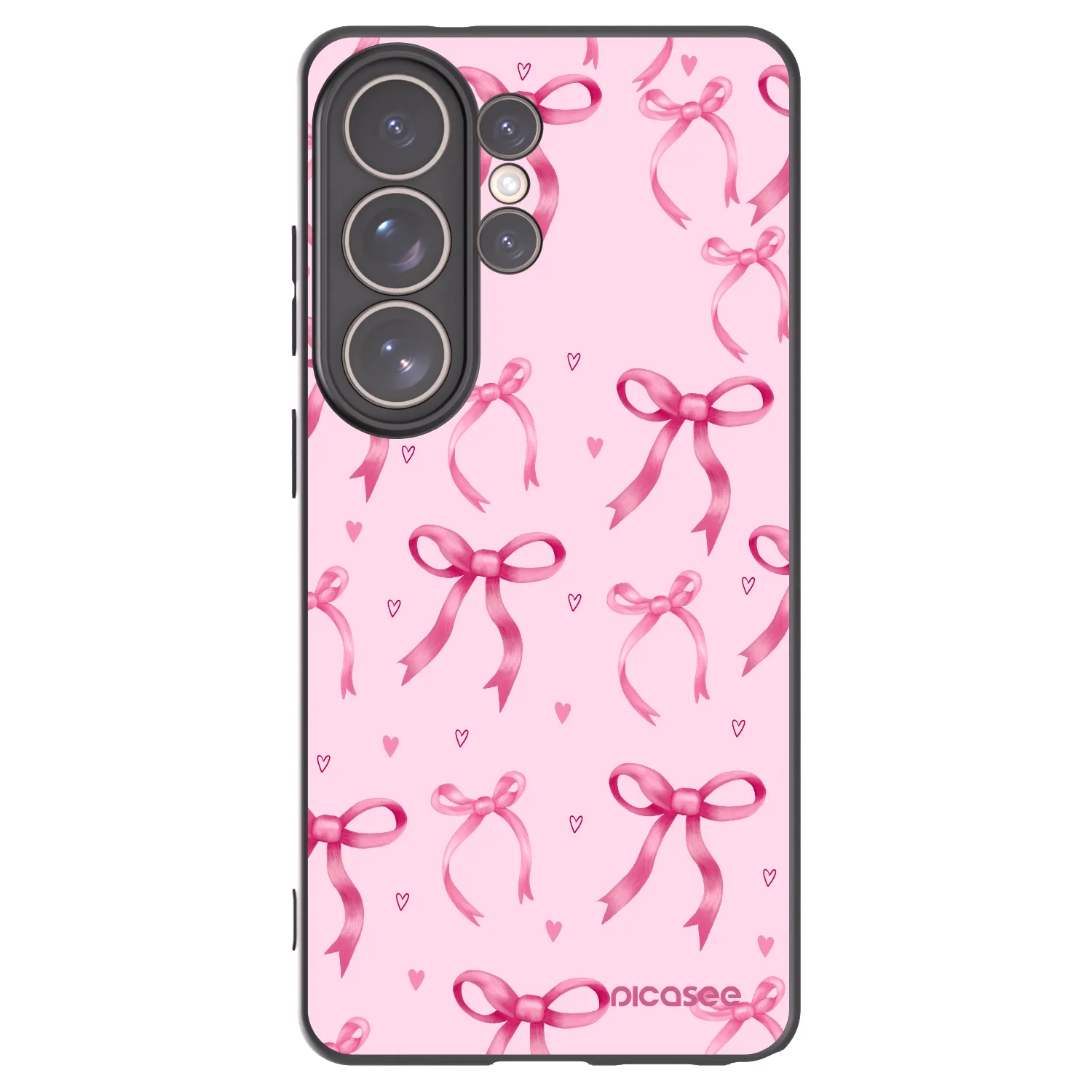 Picasee silikonski črni ovitek za Samsung Galaxy S26 Ultra - Bow Aesthetic
