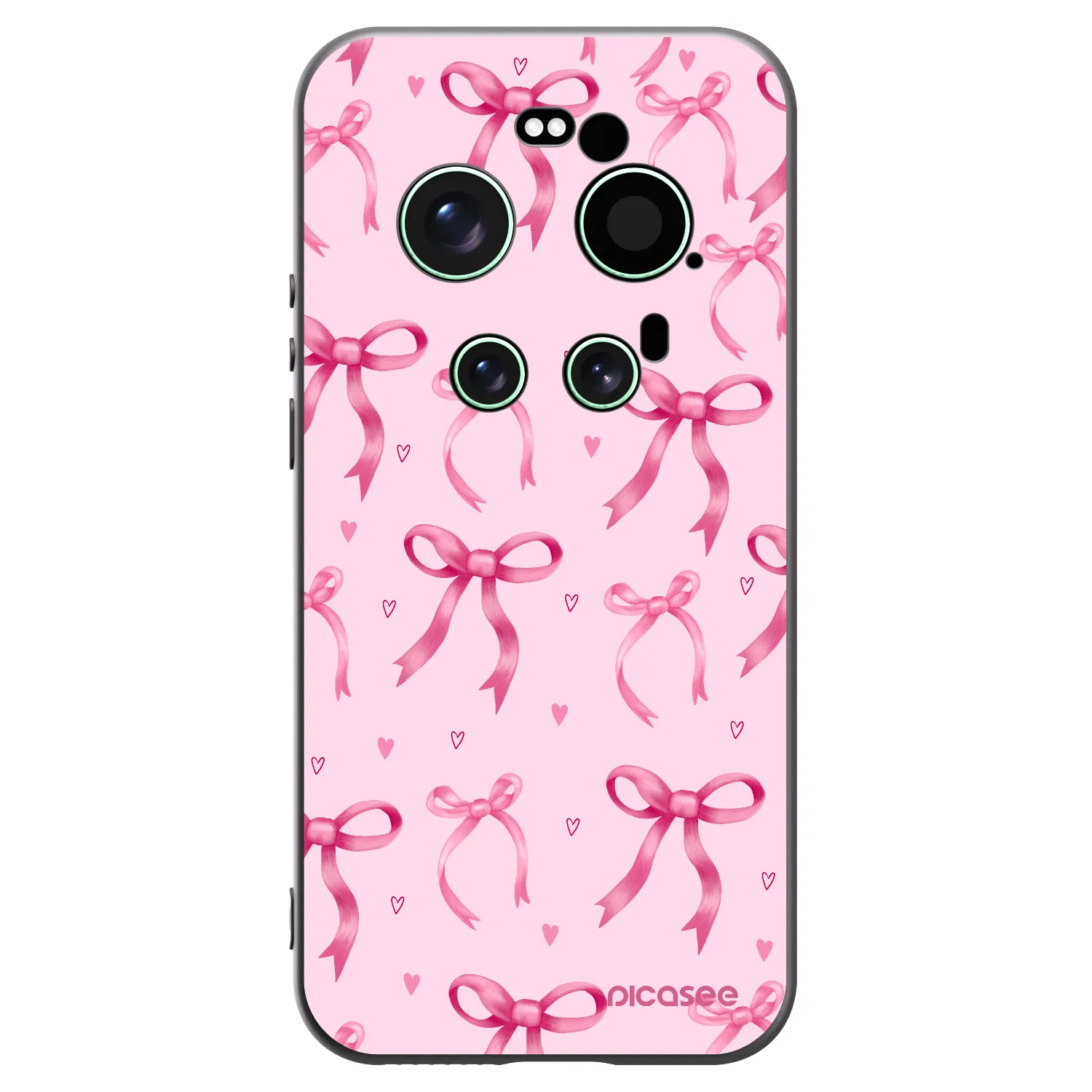 Picasee silikonski črni ovitek za Xiaomi 17 Ultra - Bow Aesthetic