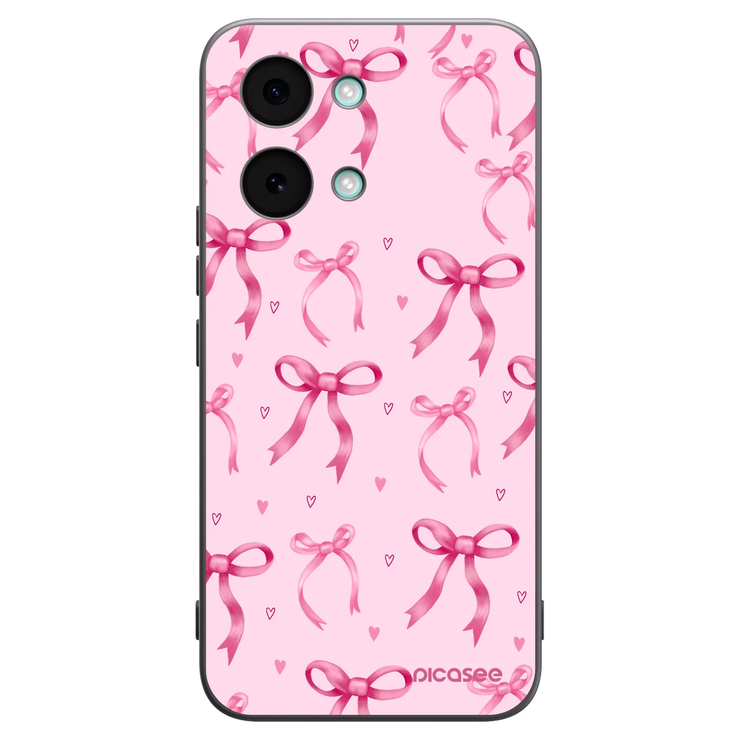 Picasee silikonski črni ovitek za Xiaomi Poco X8 Pro Max - Bow Aesthetic