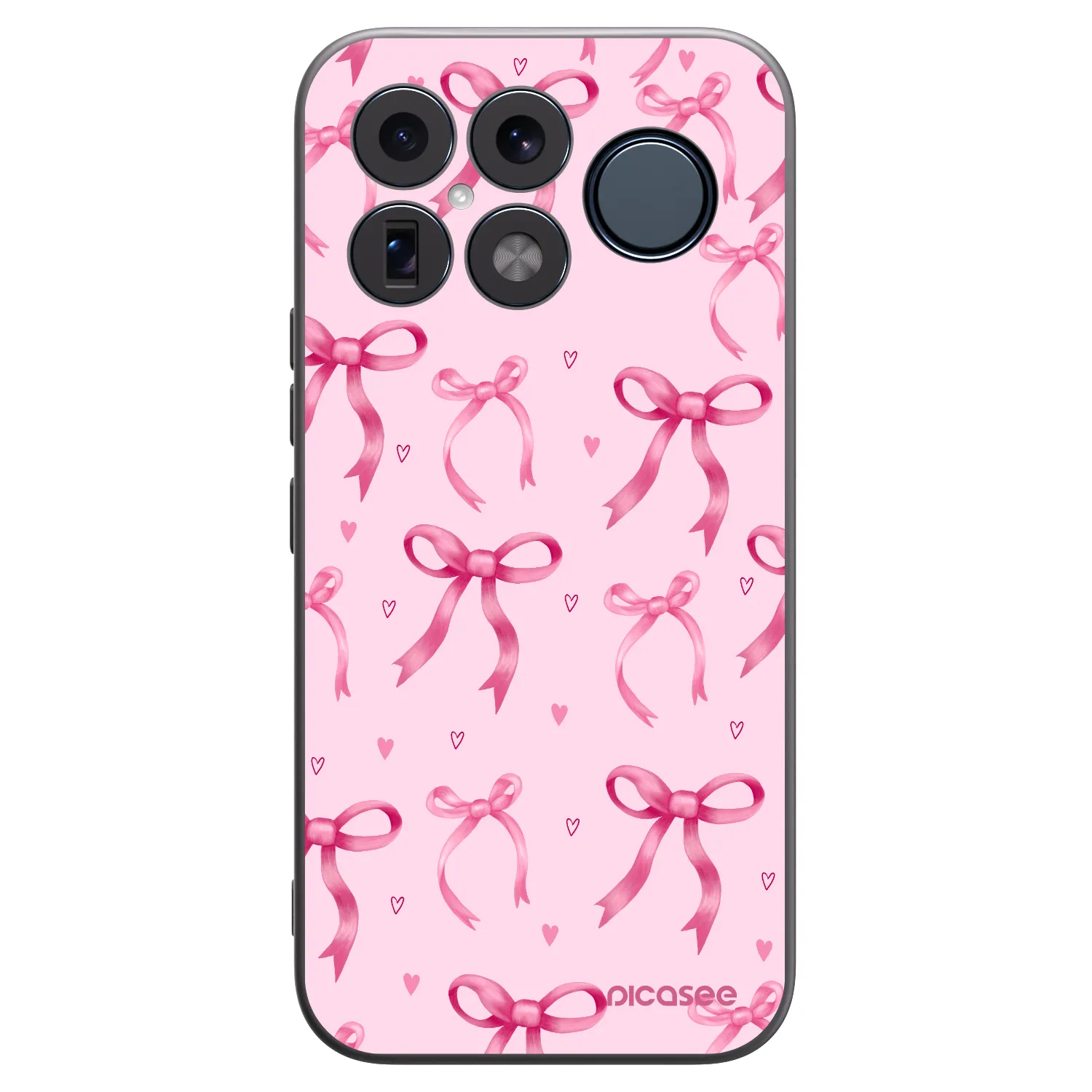 Picasee silikonski črni ovitek za Xiaomi Poco F8 Ultra - Bow Aesthetic