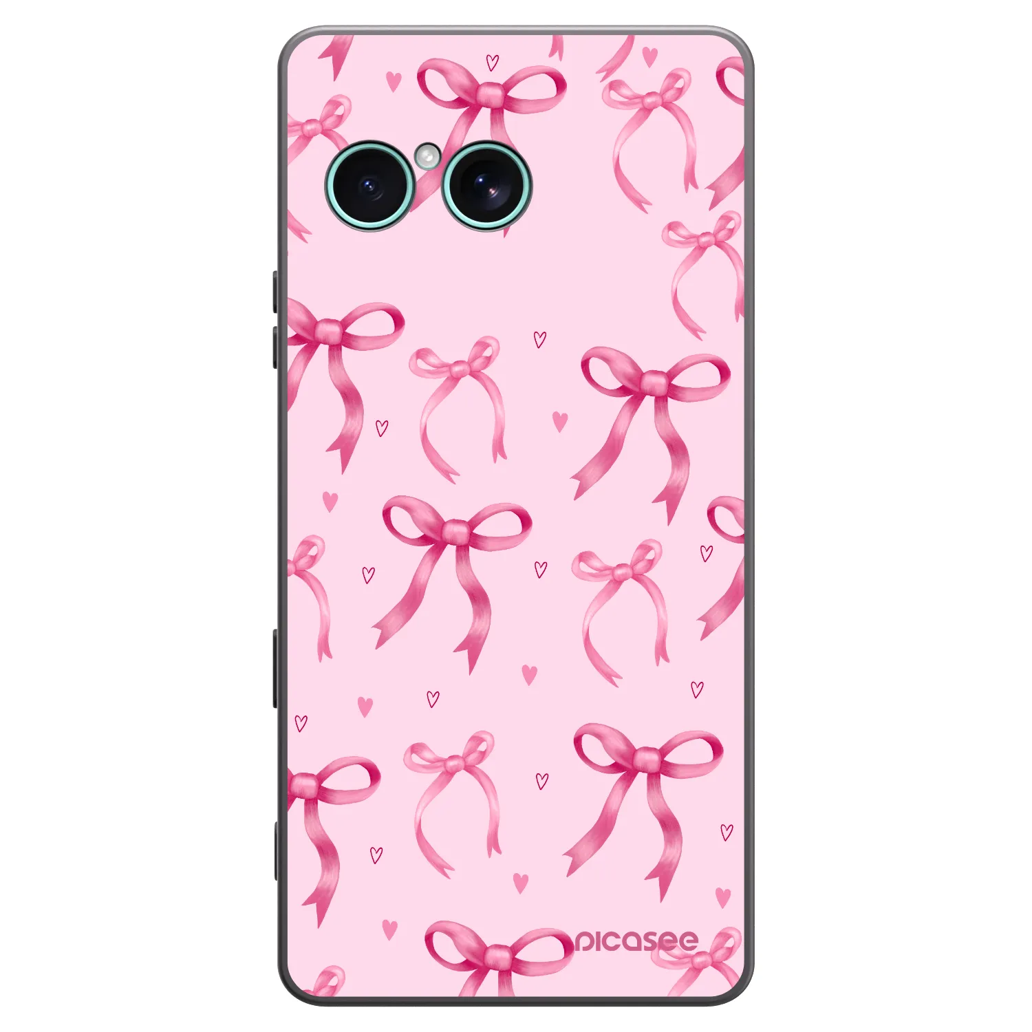 Picasee silikonski črni ovitek za Sony Xperia 10 VII - Bow Aesthetic