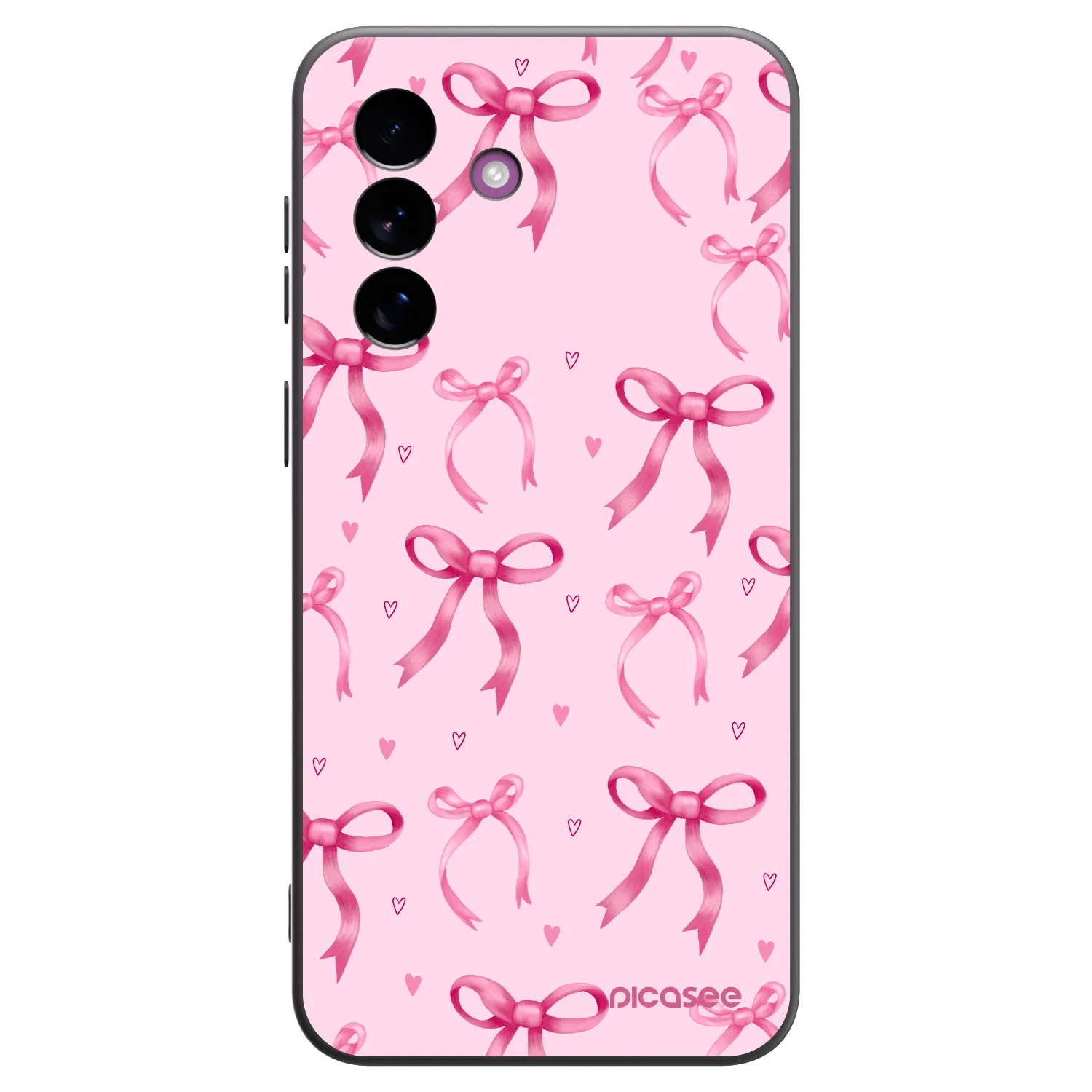 Picasee silikonski črni ovitek za Samsung Galaxy A37 - Bow Aesthetic