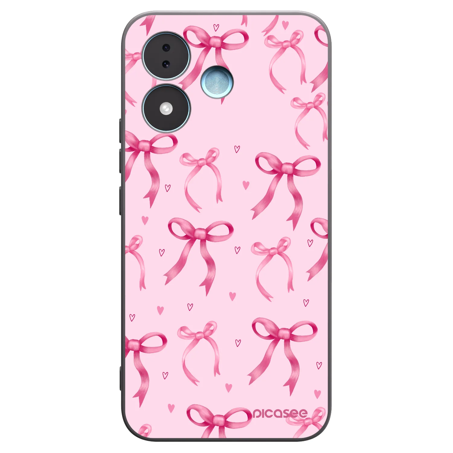 Picasee silikonski črni ovitek za Xiaomi Redmi Note 17 5G - Bow Aesthetic