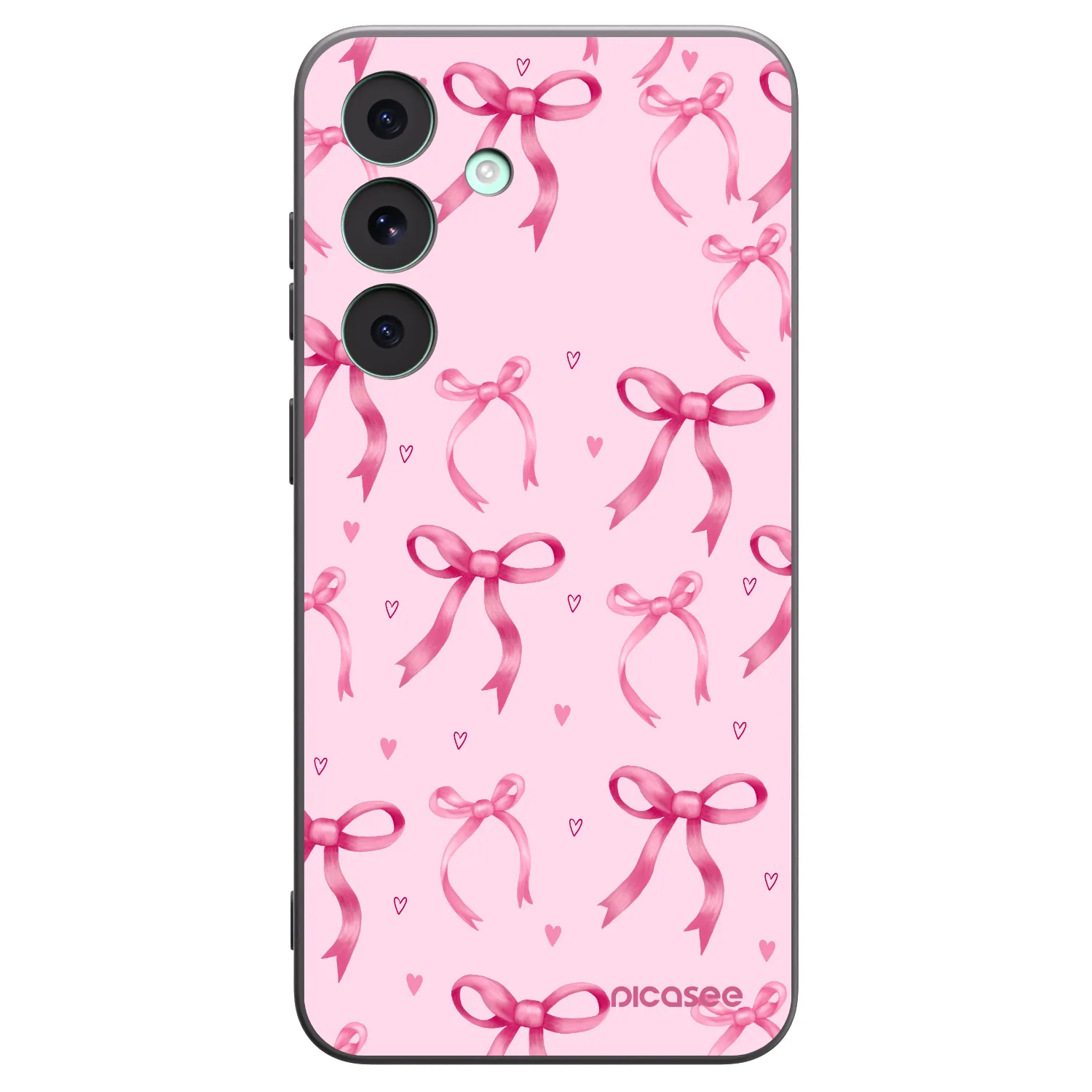 Picasee silikonski črni ovitek za Samsung Galaxy S26 FE - Bow Aesthetic
