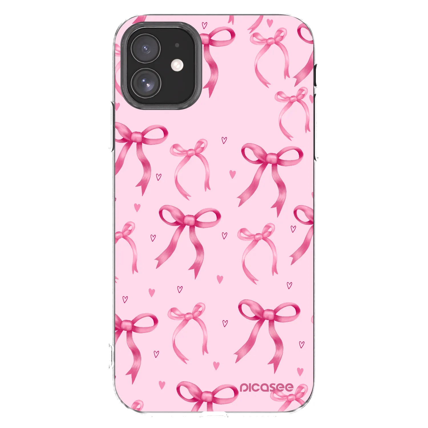 Picasee silikonski prozorni ovitek za Apple iPhone 11 - Bow Aesthetic