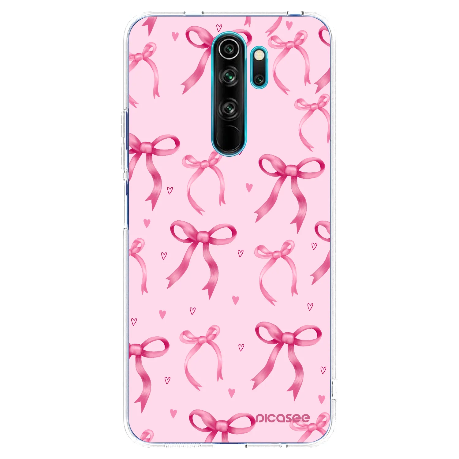 Picasee silikonski prozorni ovitek za Xiaomi Redmi Note 8 Pro - Bow Aesthetic