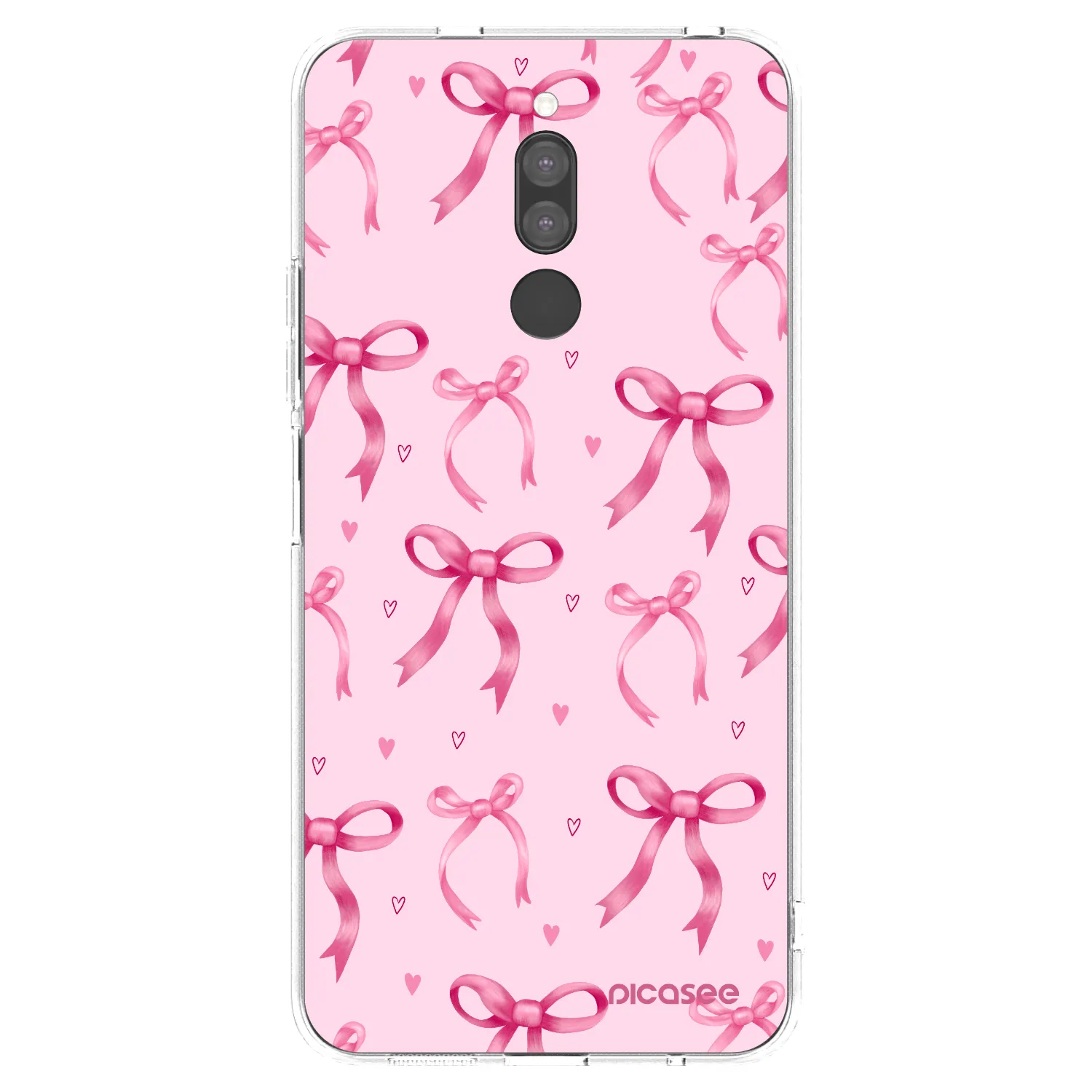 Picasee silikonski prozorni ovitek za Xiaomi Redmi 8 - Bow Aesthetic