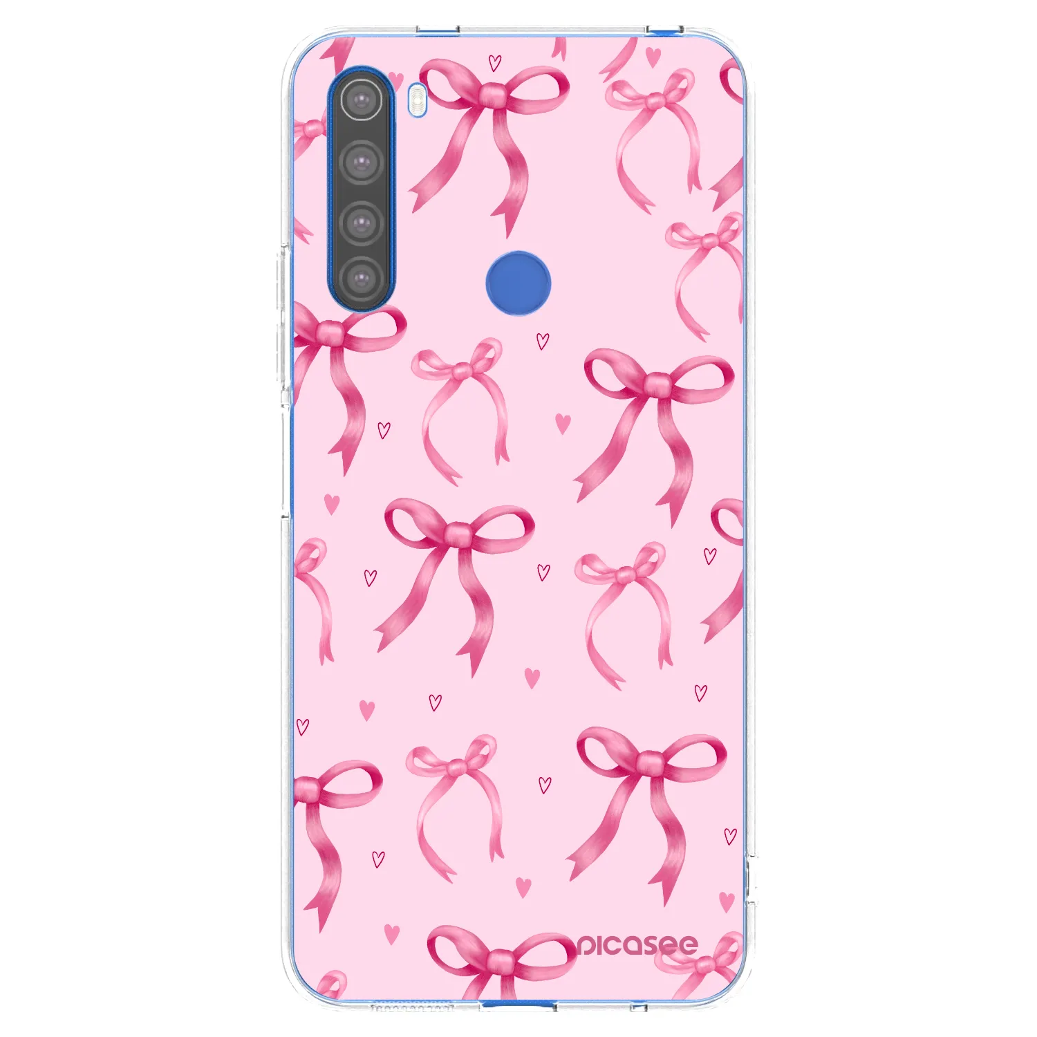 Picasee silikonski prozorni ovitek za Xiaomi Redmi Note 8T - Bow Aesthetic