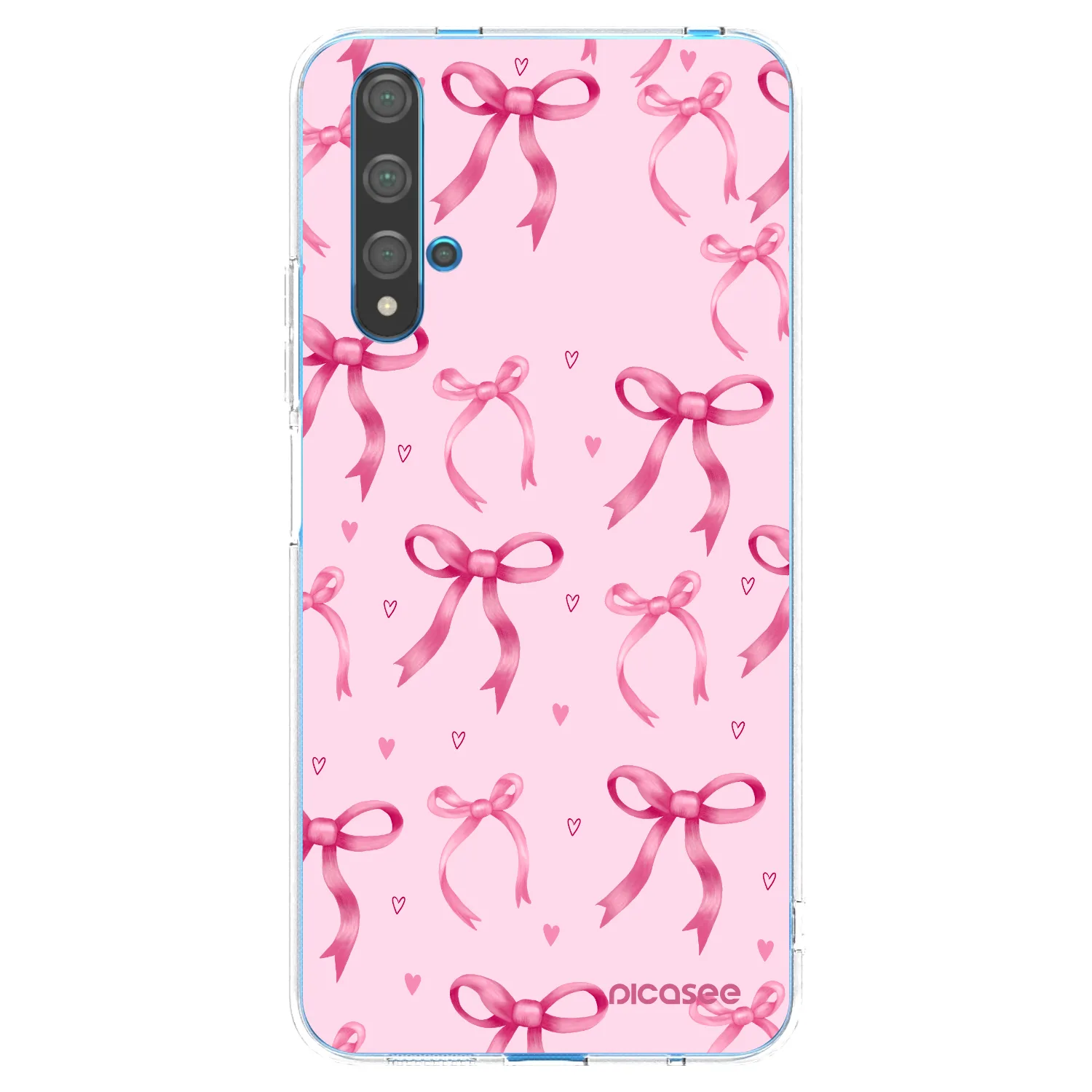 Picasee silikonski prozorni ovitek za Huawei Nova 5T - Bow Aesthetic