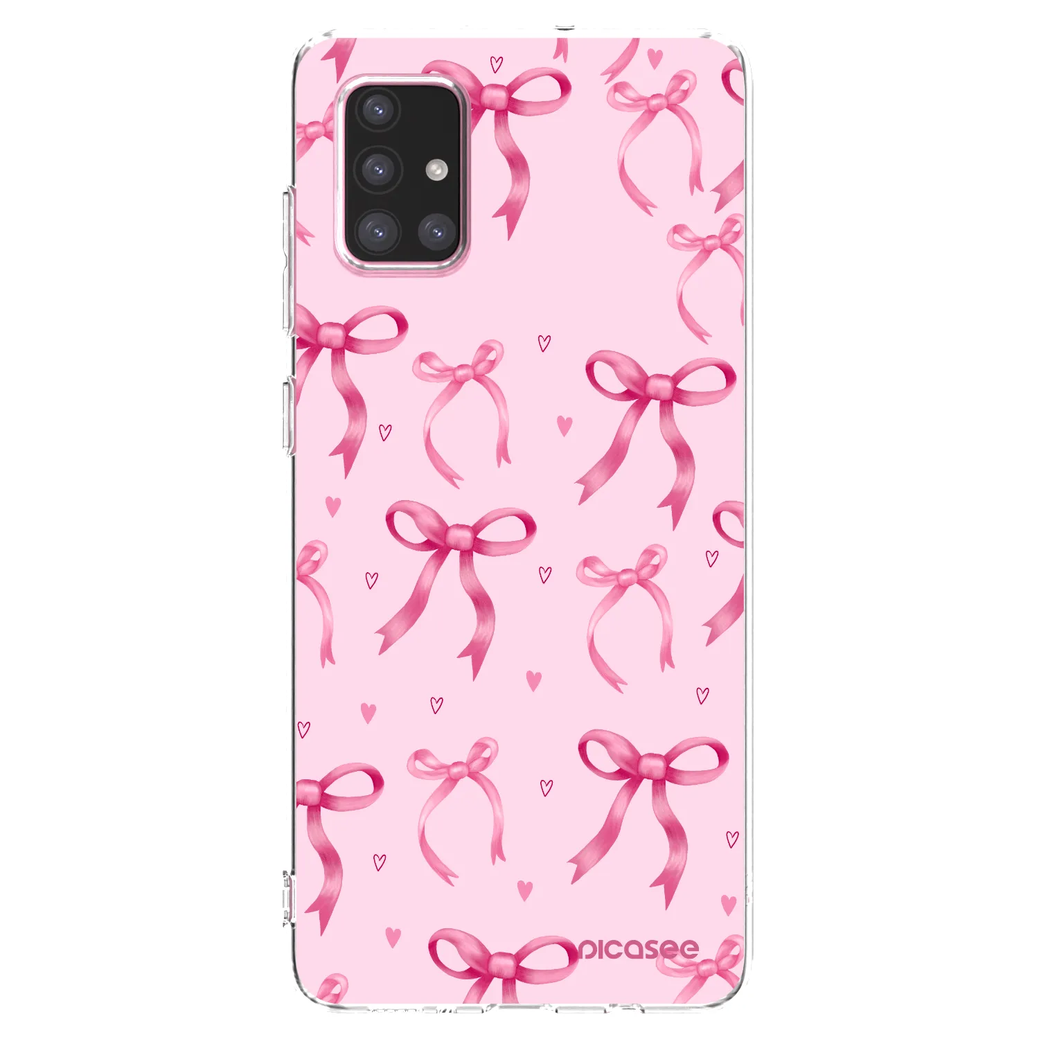 Picasee silikonski prozorni ovitek za Samsung Galaxy A71 A715F - Bow Aesthetic