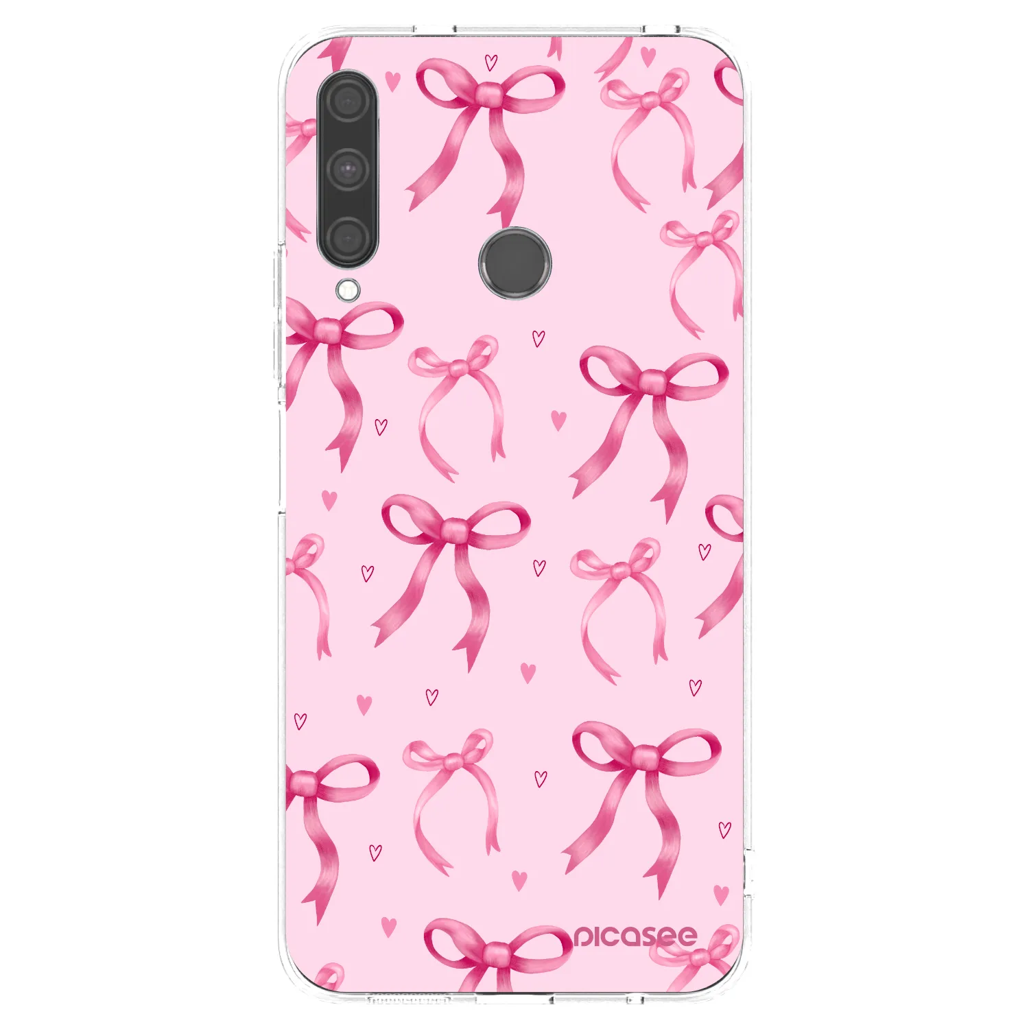 Picasee silikonski prozorni ovitek za Huawei P40 Lite E - Bow Aesthetic