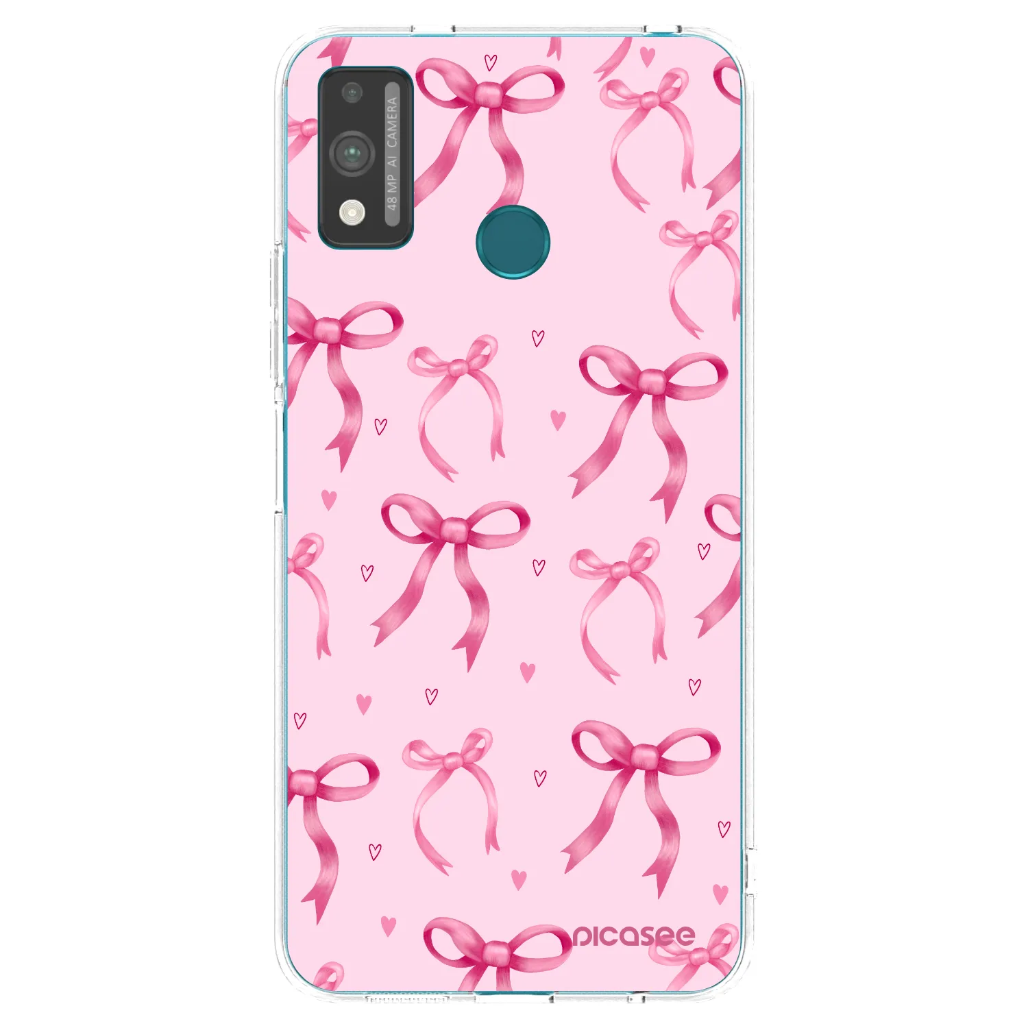 Picasee silikonski prozorni ovitek za Honor 9X Lite - Bow Aesthetic