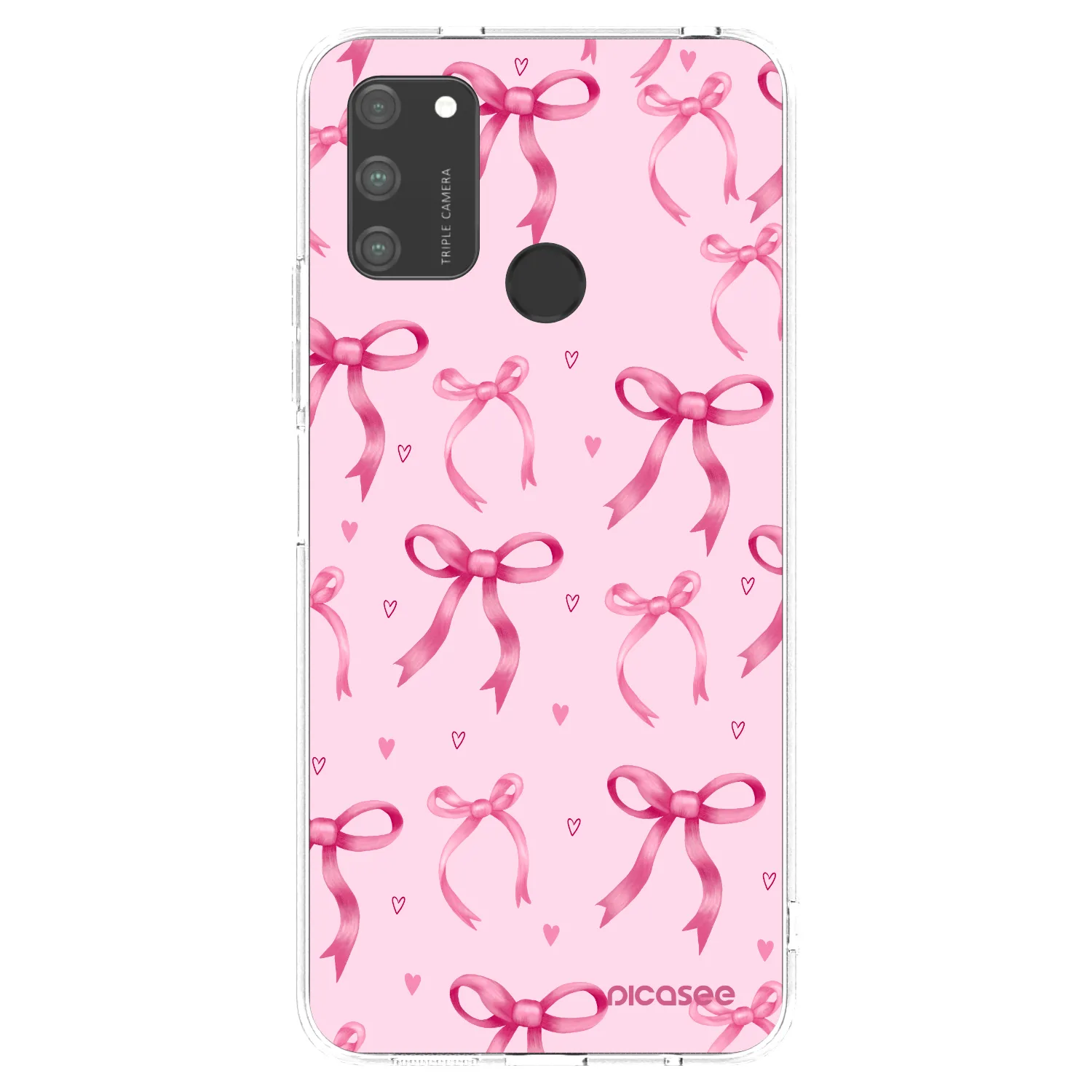 Picasee silikonski prozorni ovitek za Honor 9A - Bow Aesthetic