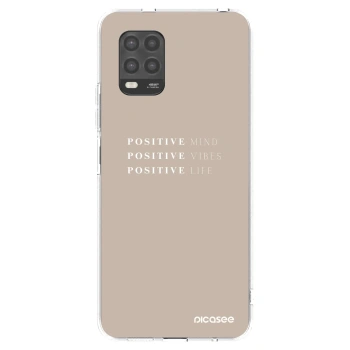 Picasee silikonski prozorni ovitek za Xiaomi Mi 10 Lite - Positive Vibes