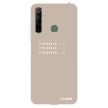 Picasee silikonski prozorni ovitek za Realme 6i - Positive Vibes
