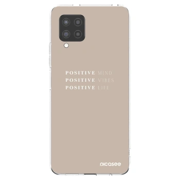 Picasee silikonski prozorni ovitek za Samsung Galaxy A42 A426B - Positive Vibes