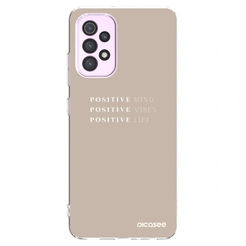Picasee silikonski prozorni ovitek za Samsung Galaxy A32 5G A326B - Positive Vibes