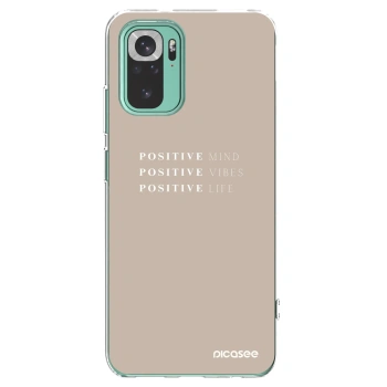 Picasee silikonski prozorni ovitek za Xiaomi Redmi Note 10 Pro - Positive Vibes