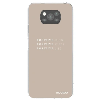 Picasee silikonski črni ovitek za Xiaomi Poco X3 Pro - Positive Vibes
