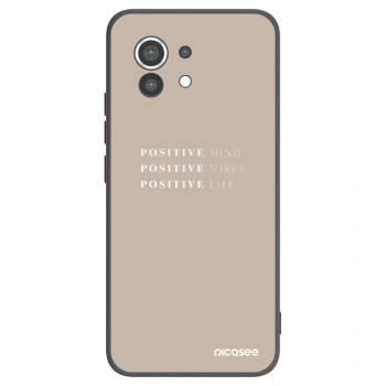 Picasee silikonski črni ovitek za Xiaomi Mi 11 - Positive Vibes