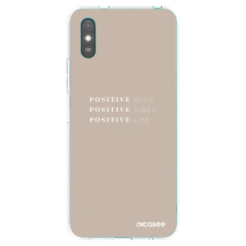 Picasee silikonski prozorni ovitek za Xiaomi Redmi 9AT - Positive Vibes