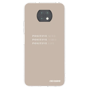 Picasee silikonski prozorni ovitek za Xiaomi Redmi Note 9T - Positive Vibes