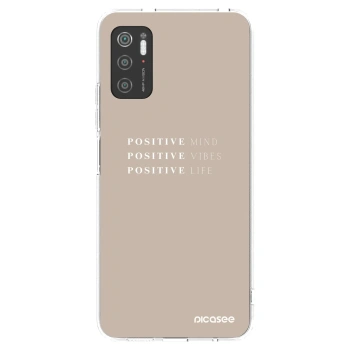 Picasee silikonski prozorni ovitek za Xiaomi Poco M3 Pro 5G - Positive Vibes