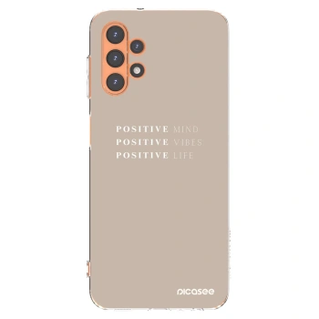 Picasee silikonski prozorni ovitek za Samsung Galaxy A13 4G A135 - Positive Vibes