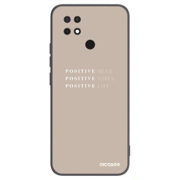 Picasee silikonski črni ovitek za Xiaomi Redmi 10C - Positive Vibes