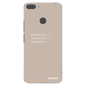 Picasee silikonski prozorni ovitek za Huawei P Smart - Positive Vibes