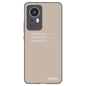 Picasee silikonski črni ovitek za Xiaomi 12T Pro - Positive Vibes