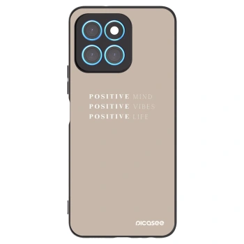 Picasee silikonski črni ovitek za Honor X8 5G - Positive Vibes