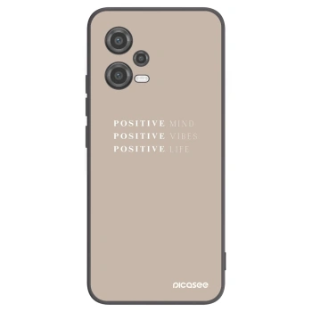 Picasee silikonski črni ovitek za Xiaomi Poco X5 - Positive Vibes