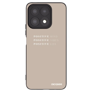 Picasee silikonski črni ovitek za Honor X8a - Positive Vibes