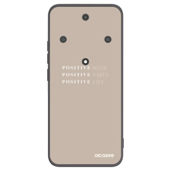 Picasee silikonski črni ovitek za Honor Magic5 Lite 5G - Positive Vibes