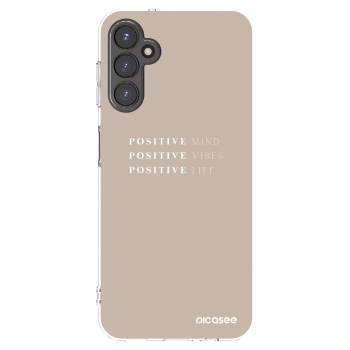 Picasee silikonski prozorni ovitek za Samsung Galaxy A14 5G A146P - Positive Vibes