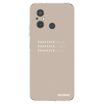 Picasee silikonski prozorni ovitek za Xiaomi Redmi 12C - Positive Vibes