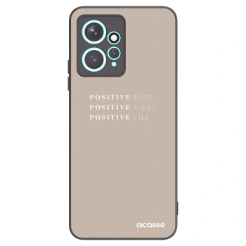 Picasee silikonski črni ovitek za Xiaomi Redmi Note 12 4G - Positive Vibes