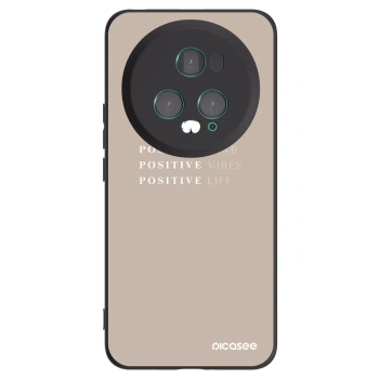 Picasee silikonski črni ovitek za Honor Magic5 Pro - Positive Vibes