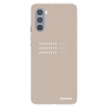 Picasee silikonski prozorni ovitek za Motorola Moto G62 - Positive Vibes