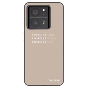 Picasee silikonski črni ovitek za Xiaomi 13T Pro - Positive Vibes