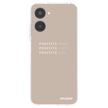 Picasee silikonski prozorni ovitek za Realme 10 4G - Positive Vibes